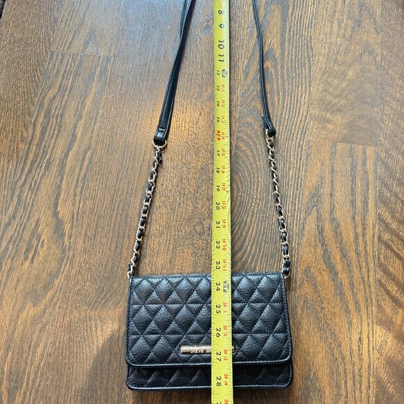 Steve Madden Black Quilted Crossbody Bag - Picture 12 of 12